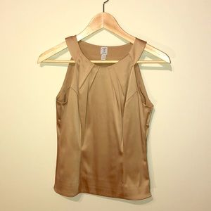 Gold/tan silky top from Tristan size Xsmall